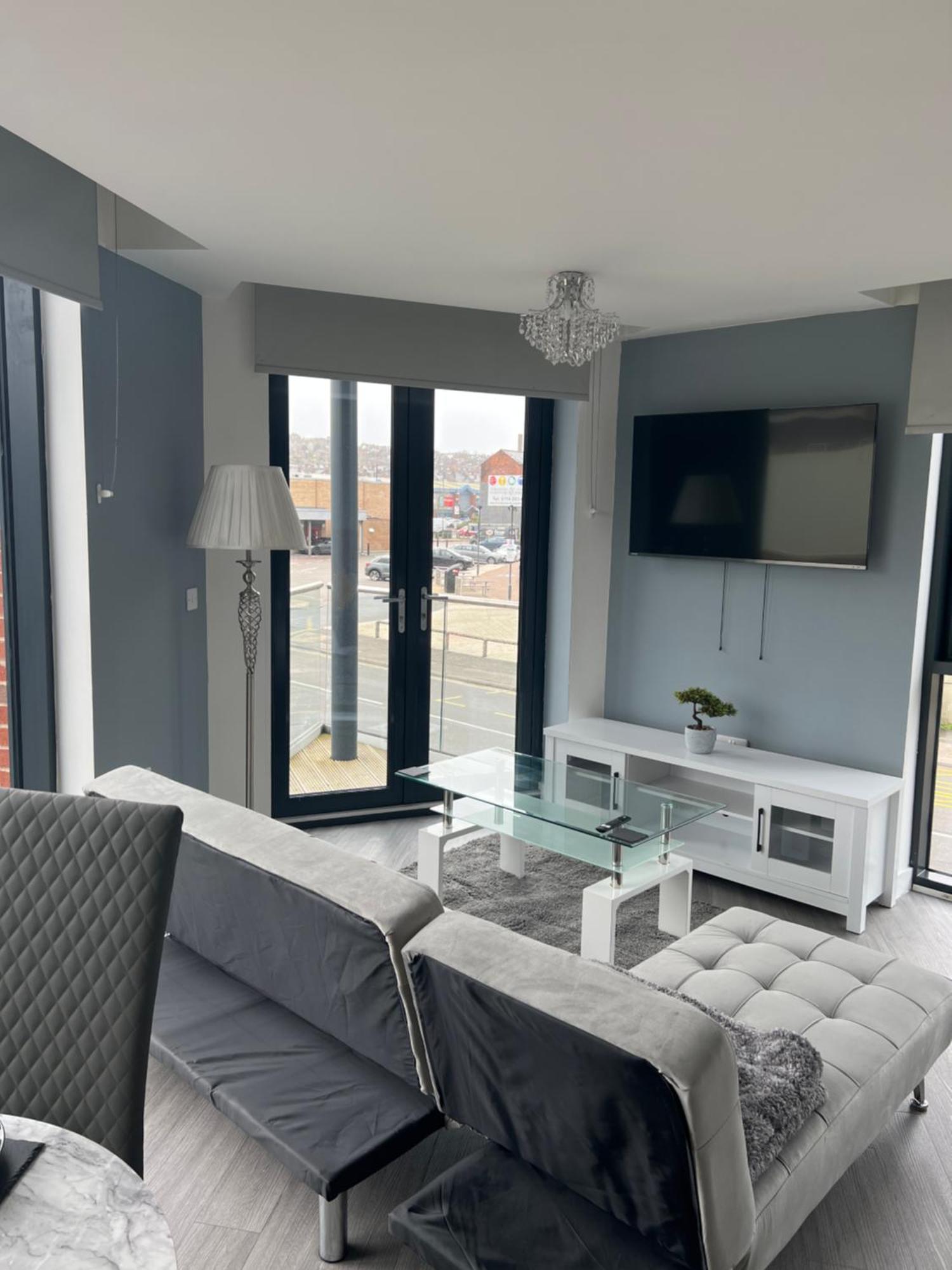 Excellent Studio Balcony Apartment In Sheffield Bagian luar foto
